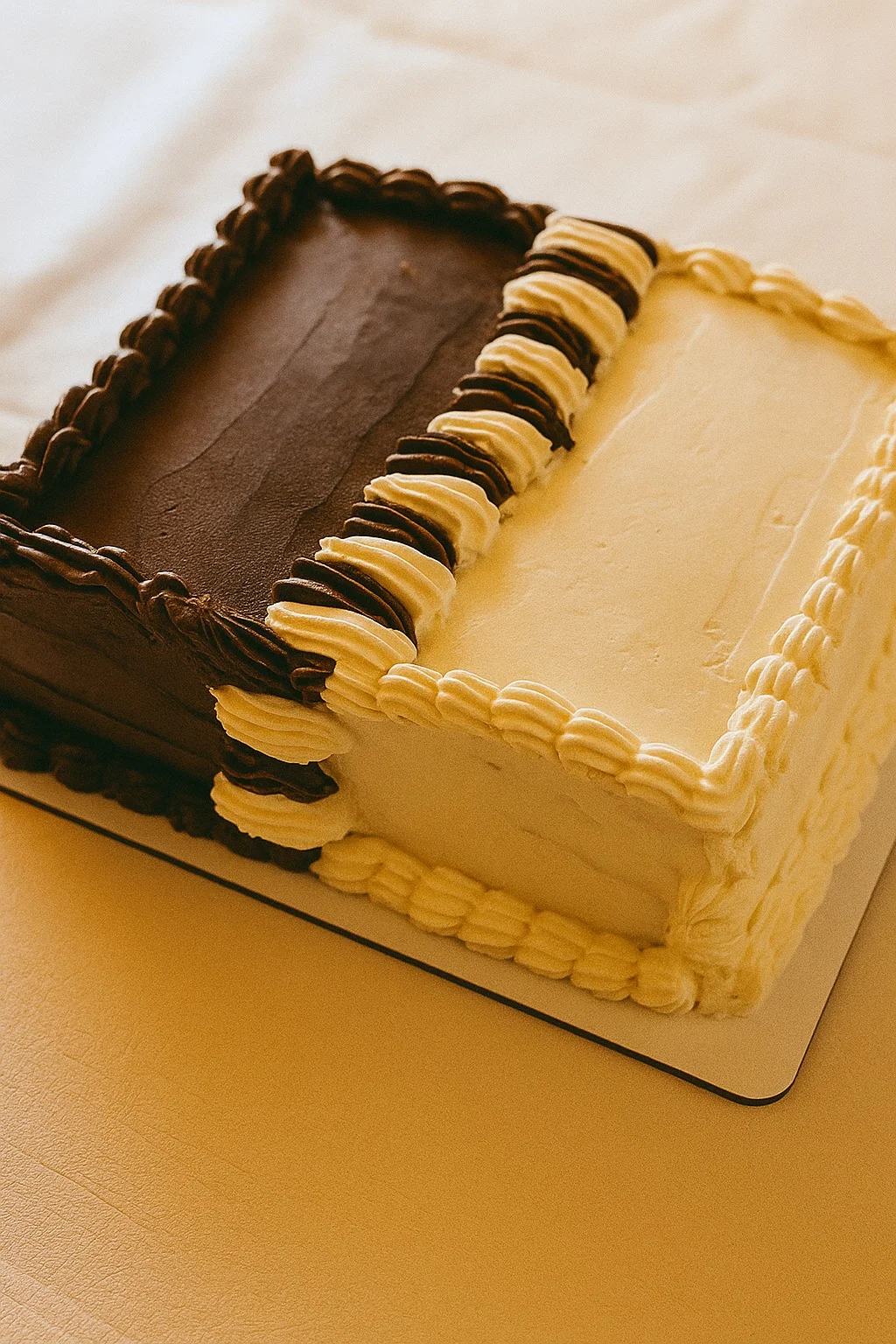 Torta Blanco-Negro